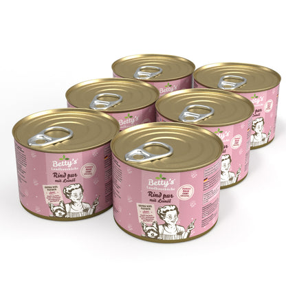 Betty`s Landhausküche Rind pur mit Leinöl - 200g