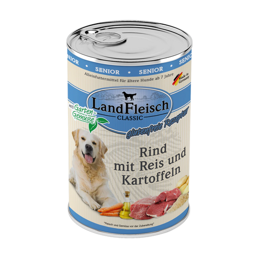 LandFleisch Classic Senior – Rind mit Kartoffeln & Gartengemüse