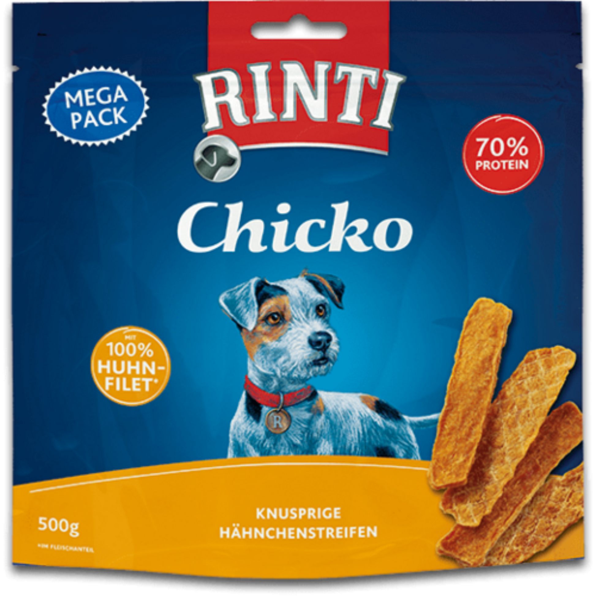 Rinti Chicko Plus Käse Schinken Würfel Huhn