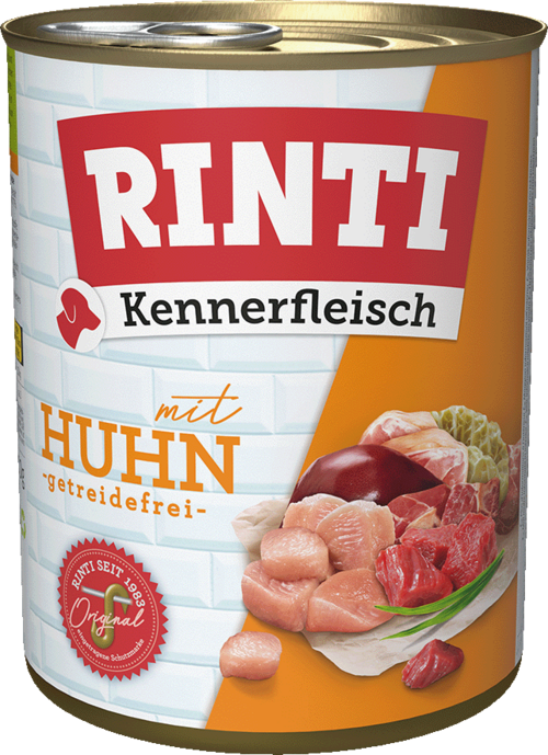 12 / 24 x Rinti Kennerfleisch Huhn in der Dose - 400 / 800g