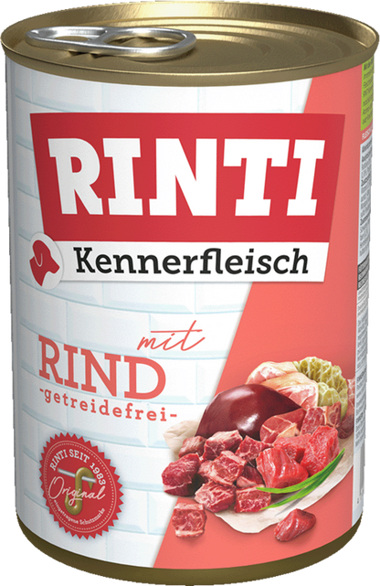 12 / 24 x Rinti Kennerfleisch Rind in der Dose - 400 / 800g