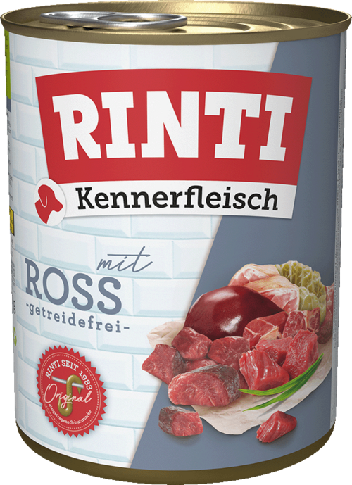 12 / 24 x Rinti Kennerfleisch Ross in der Dose - 400 / 800g