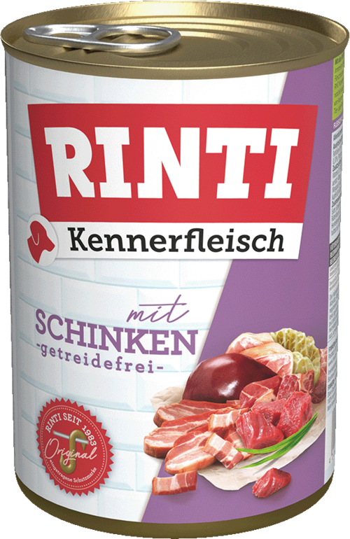 12 / 24 x Rinti Kennerfleisch Schinken in der Dose - 400 / 800g