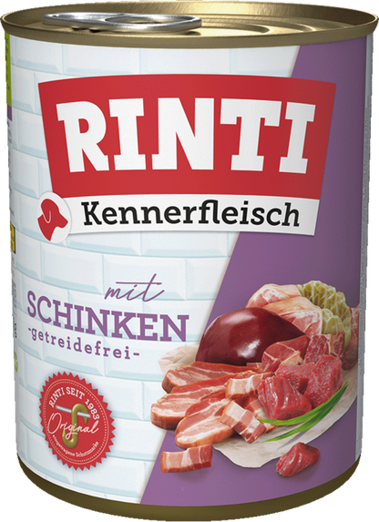 12 / 24 x Rinti Kennerfleisch Schinken in der Dose - 400 / 800g