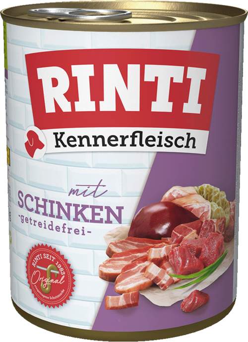 12 / 24 x Rinti Kennerfleisch Schinken in der Dose - 400 / 800g