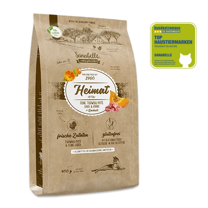 Sanabelle Heimat Kitten mit feiner Tierwohl-Pute - 400g