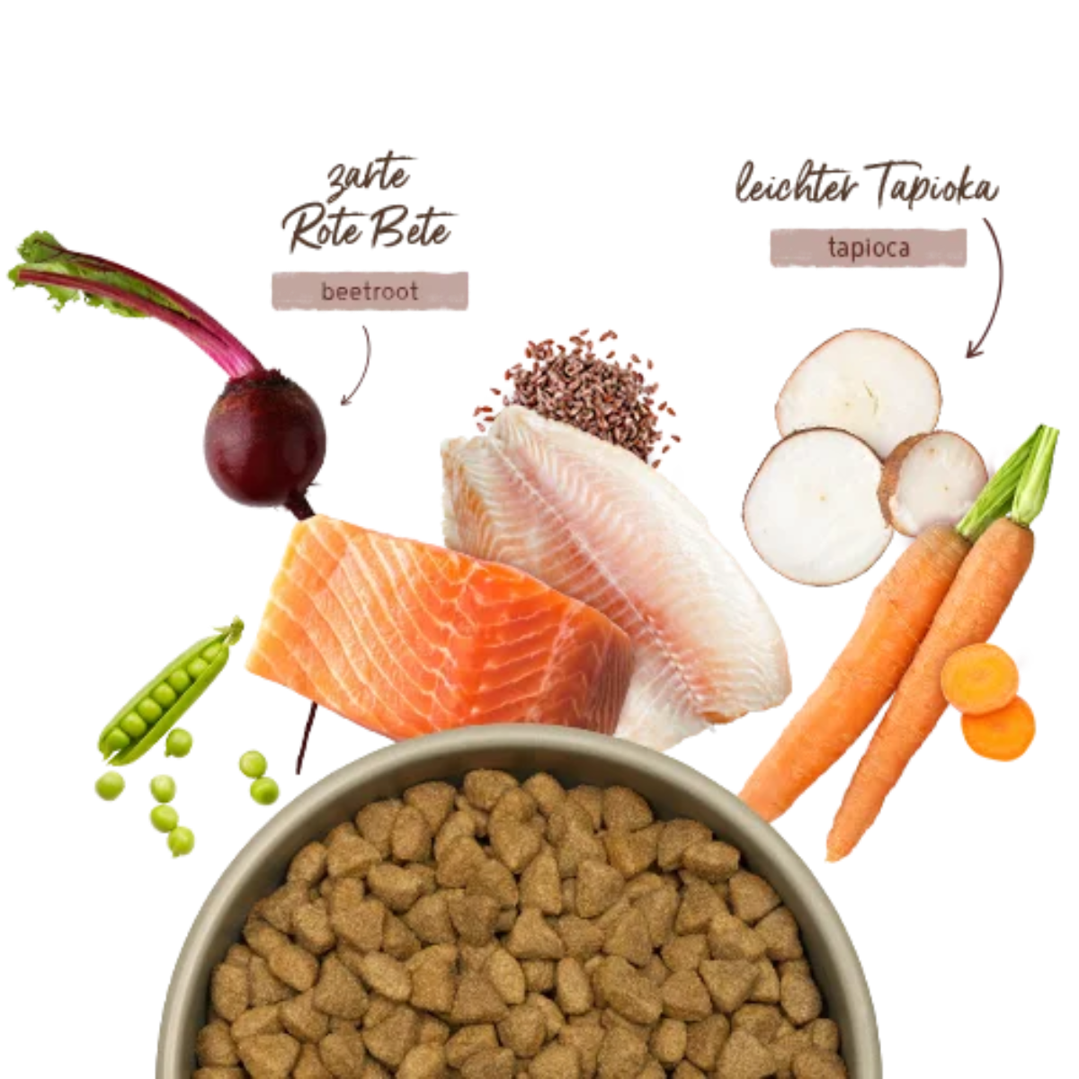 Bosch HPC Menue Adult Nordsee-Lachs Zutaten – Getreidefrei mit Lachs und Forelle