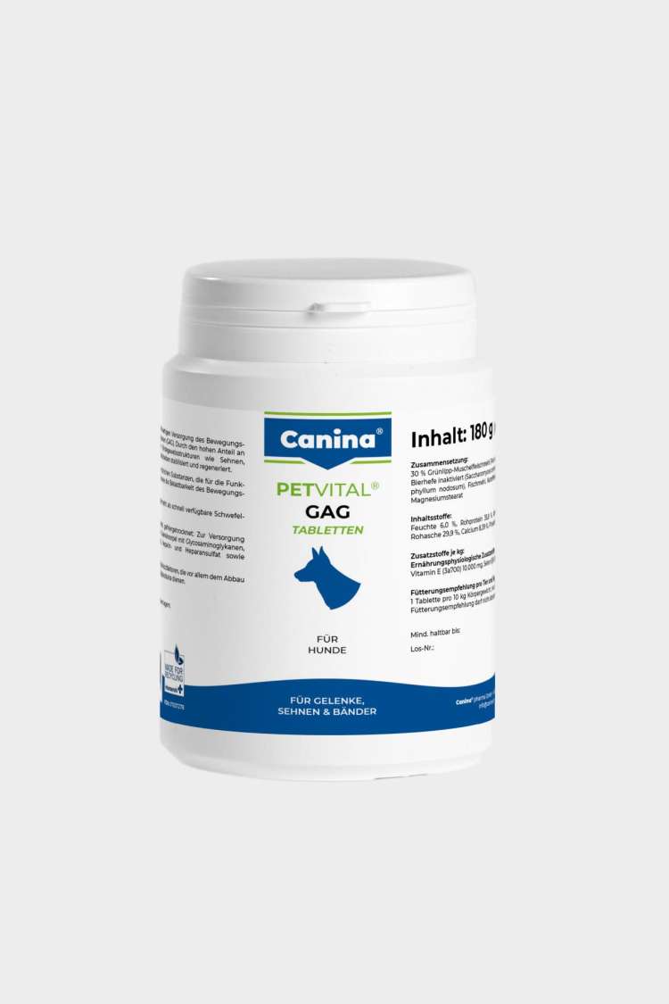 Petvital GAG Tabletten 180g - Prinz Bolt Pfotenglück