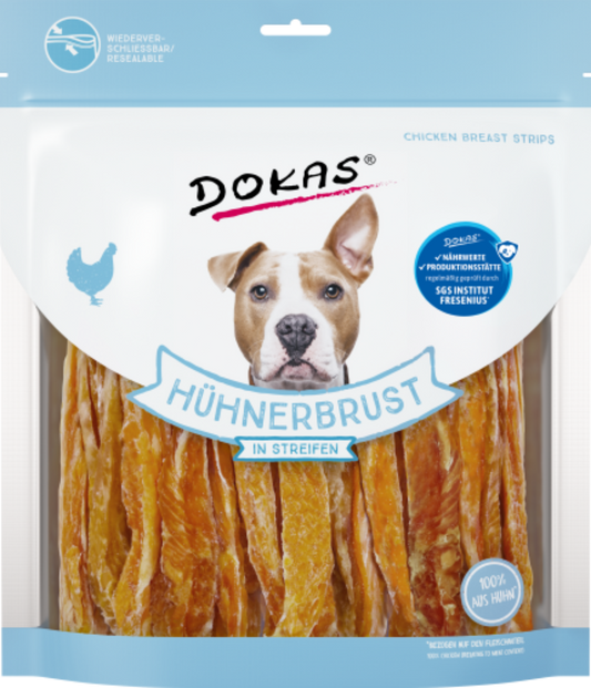 5 x Dokas Hühnerbrust in Streifen a 500 g