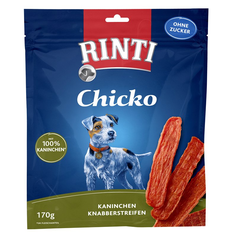 9 x Rinti Chicko Kaninchen Vorratspack im Beutel a 170g