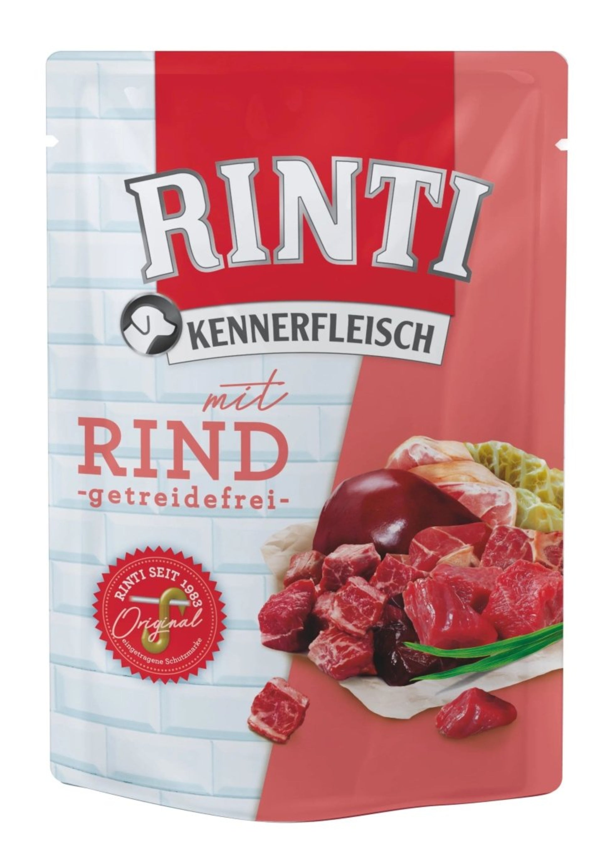 Rinti Kennerfleisch im Beutel a 400g Rind - Bolt´s Futterkiste