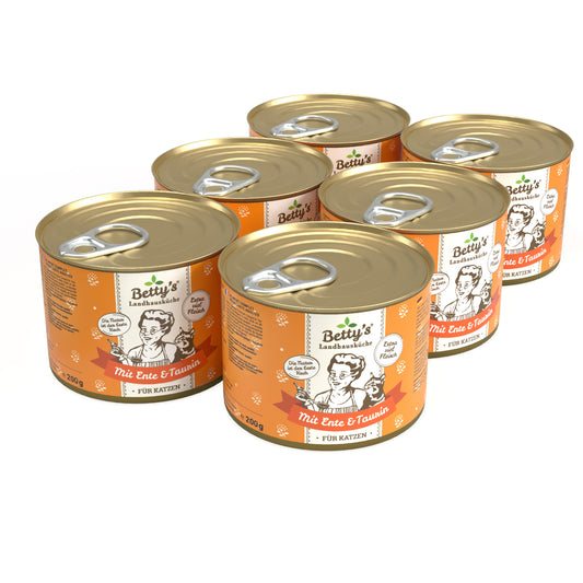 Betty`s Landhausküche Mit Ente 6 x 200g