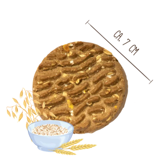 Sammy’s Müslitaler 1x5kg ausgepackt, knackiger 5-Korn-Hundesnack ohne Zucker. Bei Bolt´s Futterkiste.