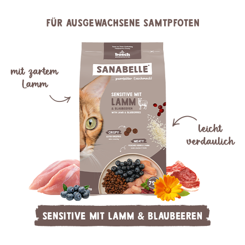 Sanabelle Life Sensitive mit Lamm & Blaubeeren 400g