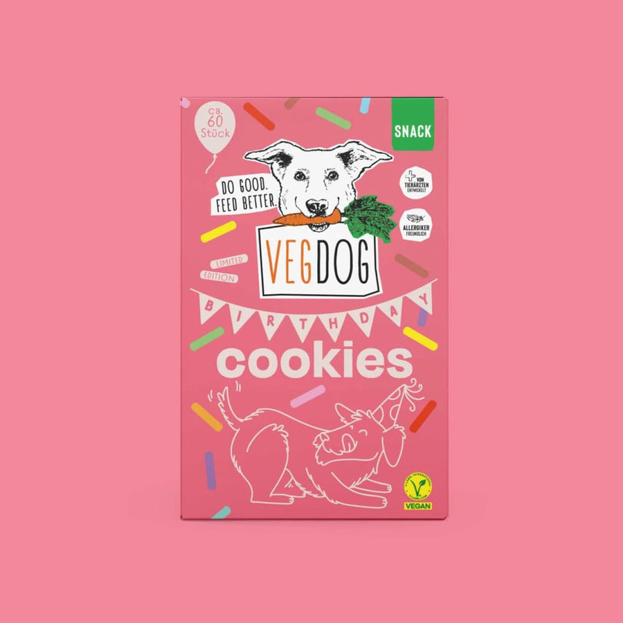 Vegdog Hundekekse Birthday Cookies